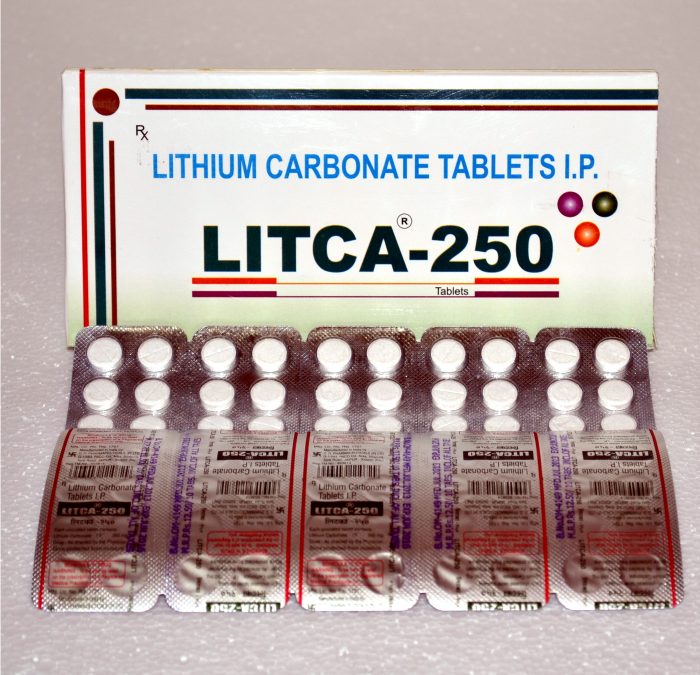 lithium 250 mgs