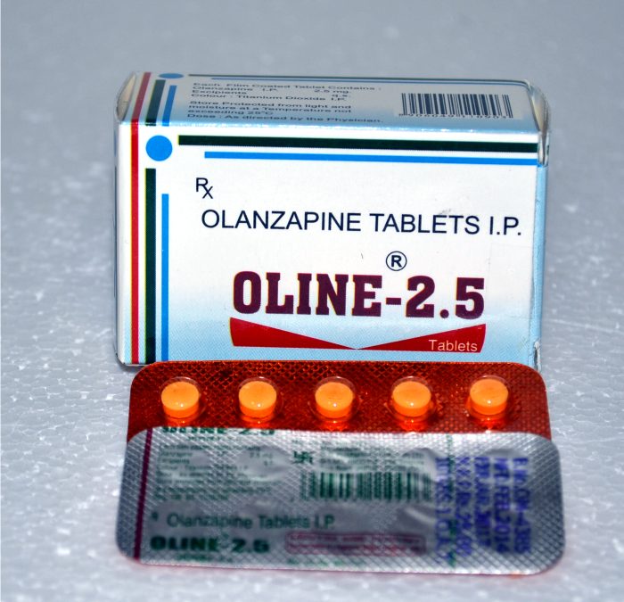 OLANZAPINE 2 5 MG DDPharma   OLINE 2.5 700x675 