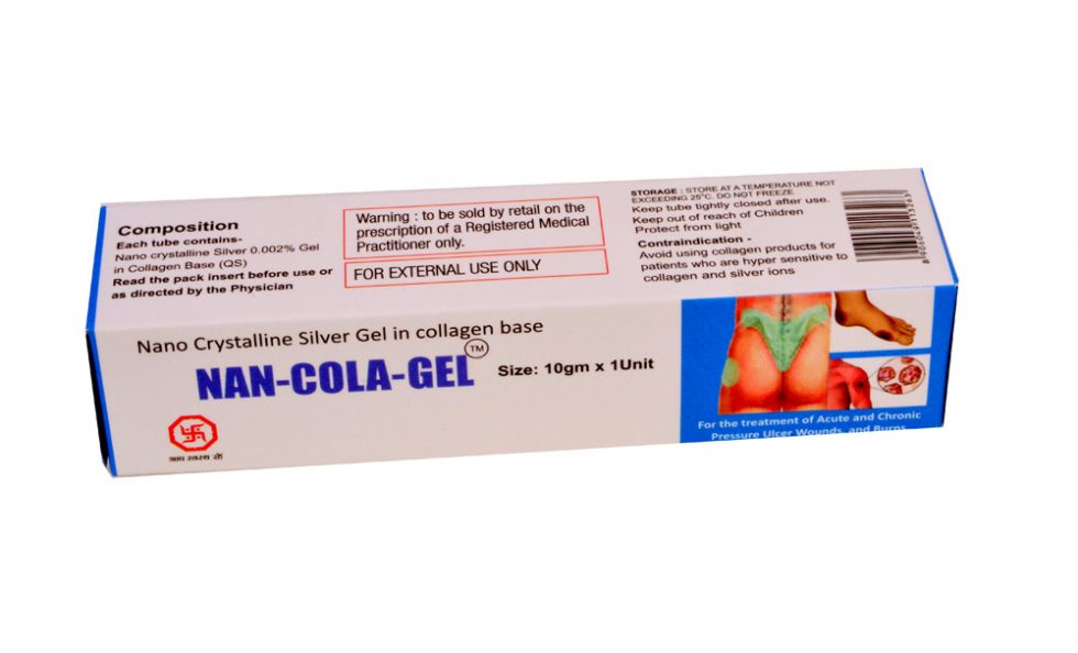 NANO CRYSTALLINE SILVER GEL IN COLLAGEN BASE - DDPharma